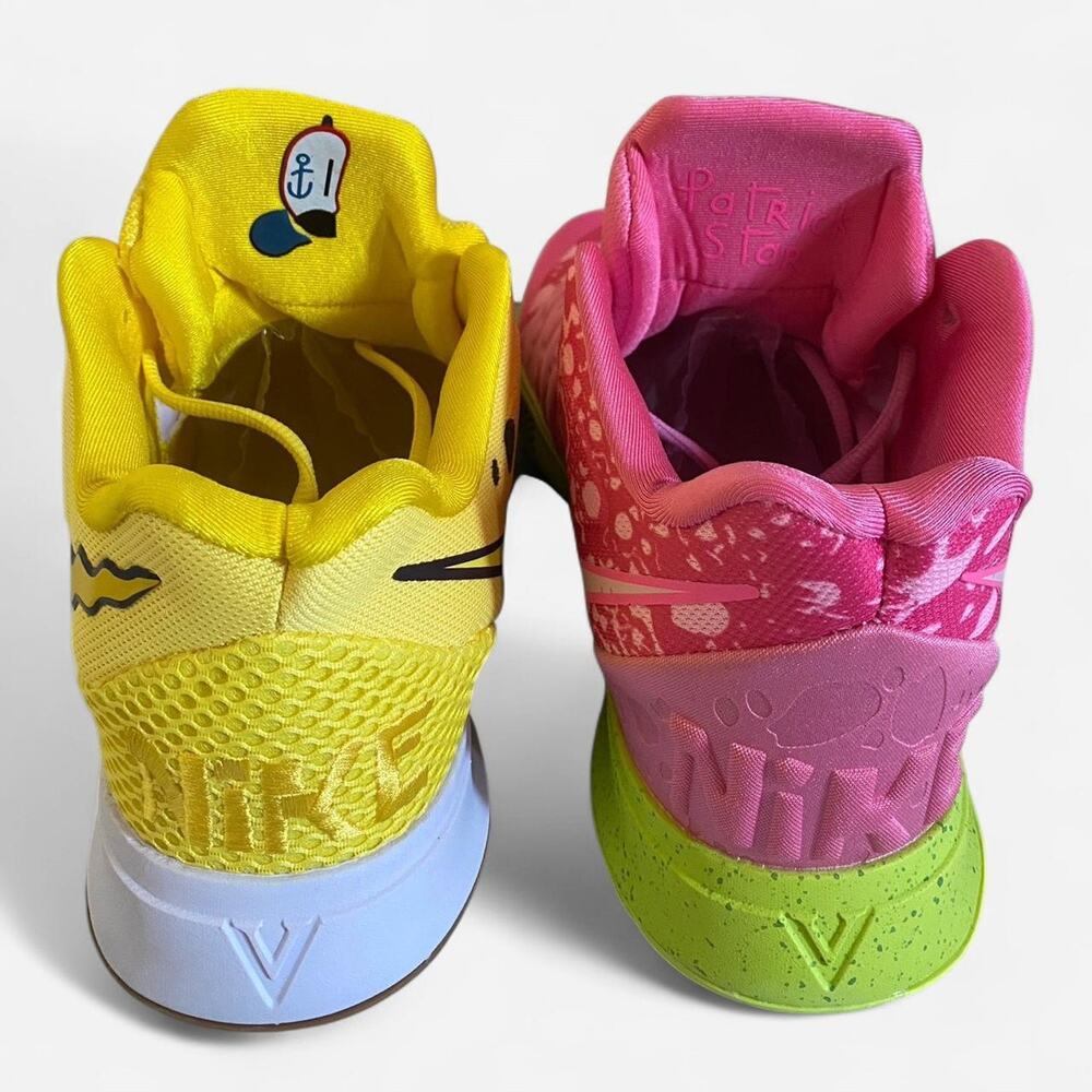 Nike Kyrie 5 SpongeBob SquarePants and Patrick rare mismatch - size 12 M / 45 EU - Picture 6 of 8